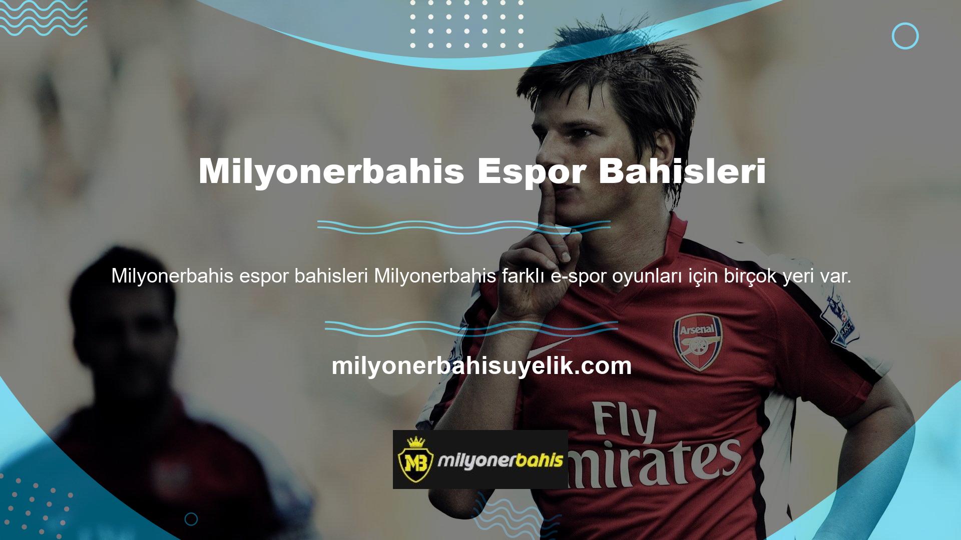 İlgilenen e-spor hayranları Milyonerbahis bahse girebilir